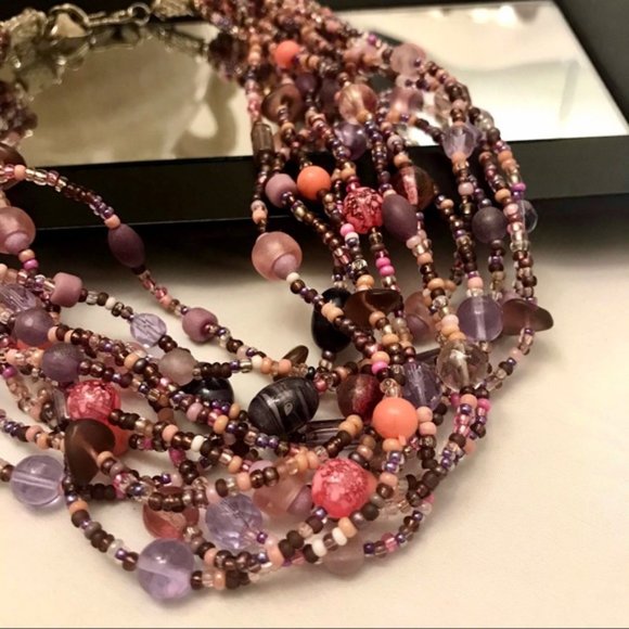 BoHo Convertible Handmade Beaded Necklace/Bracelet - Picture 5 of 5